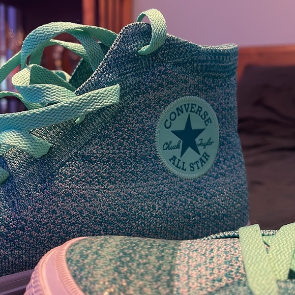 Converse All-Star Green Rare Men’s Size 10.5 Perfect Condition ☘️ - Picture 4 of 8